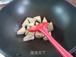 臭豆腐烧四时豆的做法步调：3