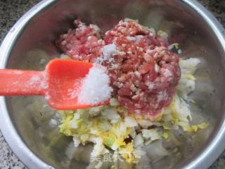 年夜娃娃菜肉馅荞麦饺子的做法步调：10