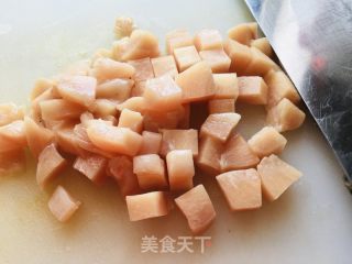 单椒鸡丁的做法步调：3