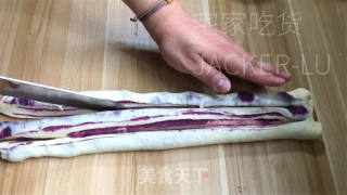 紫薯里包，坚实苦涩，建造简朴，好吃颜值下。的做法步调：15