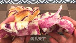 紫薯里包，坚实苦涩，建造简朴，好吃颜值下。的做法步调：22