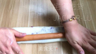 紫薯里包，坚实苦涩，建造简朴，好吃颜值下。的做法步调：14