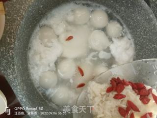 酒酿汤圆的做法步调：6