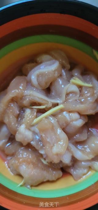 死菜鸡丝喷鼻菇燕麦粥的做法步调：4