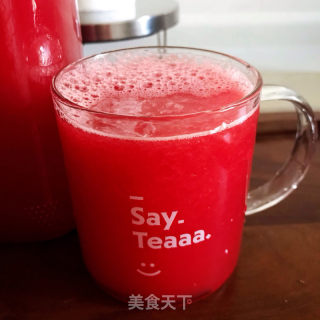 西瓜汁的做法步调：6