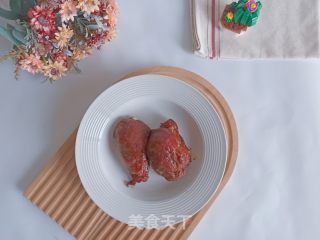 咸蛋黄叉烧肉的做法步调：9