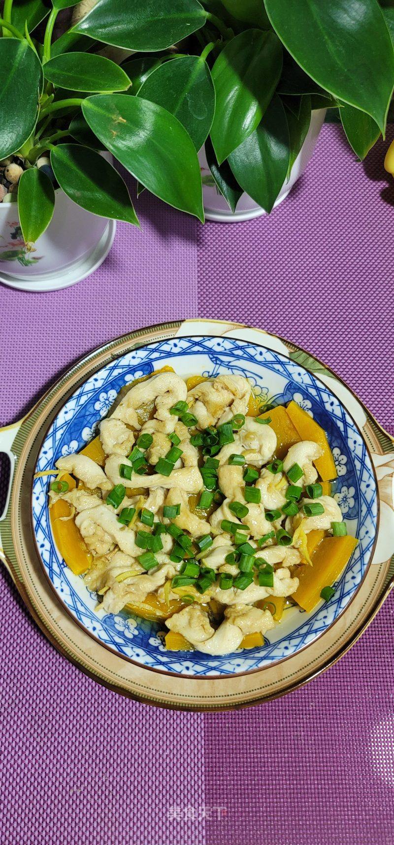 鸡胸肉蒸北瓜的做法