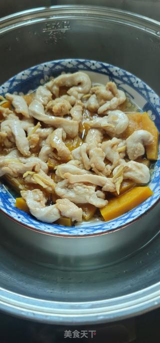 鸡胸肉蒸北瓜的做法步调：7