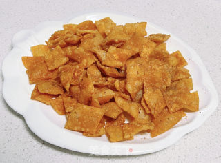饺子皮锅巴的做法步调：9