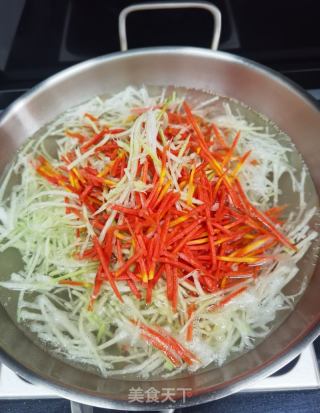 萝卜素馅饺子的做法步调：3