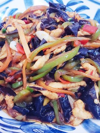 酸苦陈喷鼻下饭菜～鱼喷鼻鸡丝的做法步调：13