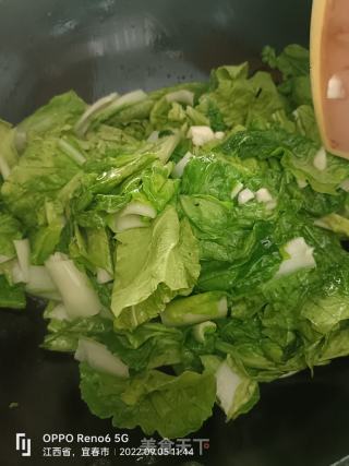 猪油炒青菜的做法步调：4