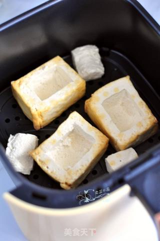 美味黄金豆腐盒的做法步调：2