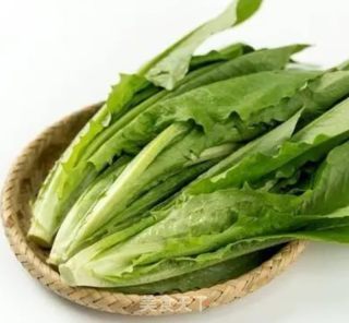 炒油麦菜的做法步调：1