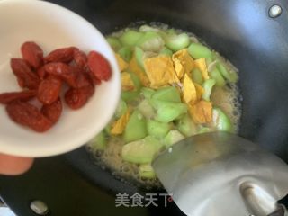 八角瓜烧蛋的做法步调：14