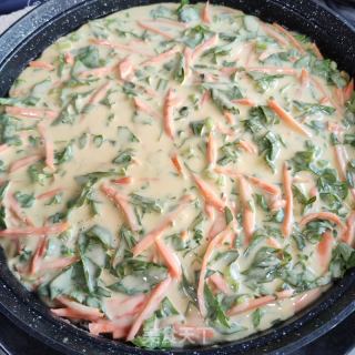 喷鼻煎鸡蛋饹饼的做法步调：6