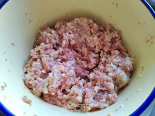 荠菜杏鲍菇肉馅煎饺的做法步调：1