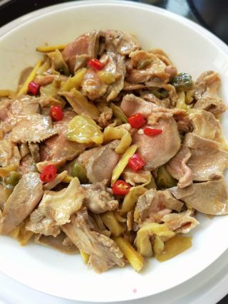 猪舌蒸榨菜的做法步调：7