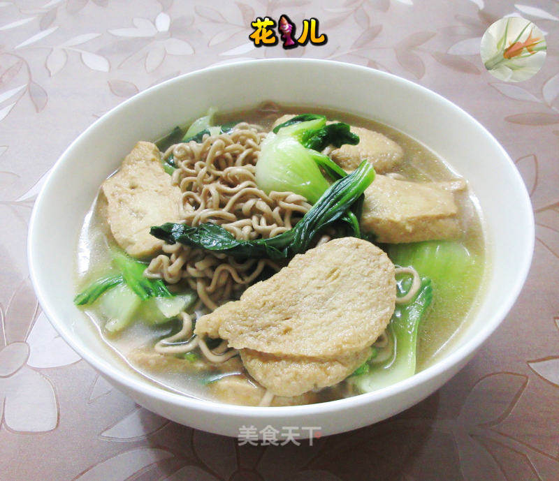 白烧小素鸡青菜荞麦里的做法