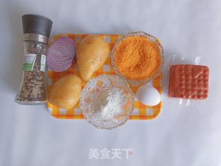 可乐饼的做法步调：1
