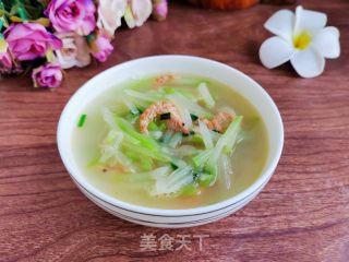 蒲丝磷虾汤的做法步调：7