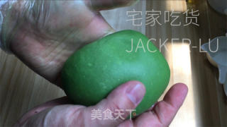 单色椰蓉餐包，柔嫩推丝，浓浓椰喷鼻，清爽抹茶，好吃得停没有下去！的做法步调：15