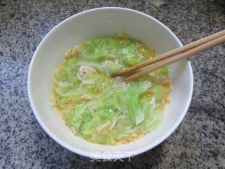 虾皮包心菜摊鸡蛋的做法步调：6