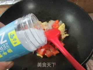 番茄鸡蛋炒魔芋结的做法步调：10