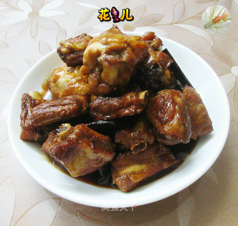 白烧鸡翅根排骨的做法