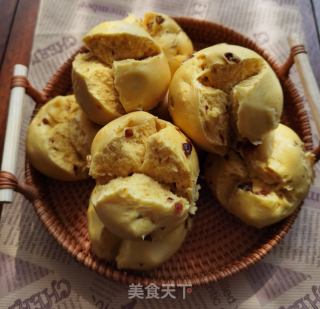 北瓜白枣着花馒头的做法步调：19