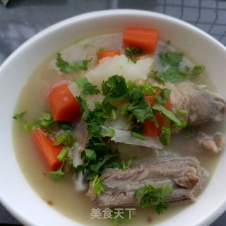 鸡腿排骨炖山药的做法步调：22