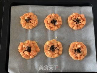 奶喷鼻白薯饼的做法步调：4