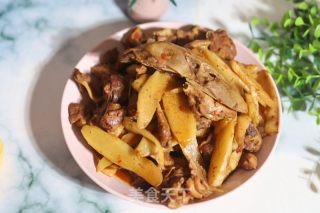 老姜焖鸭的做法步调：9