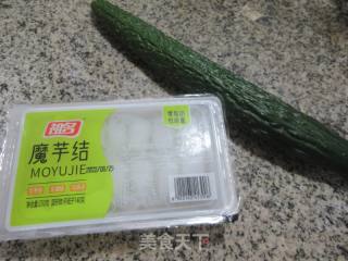 魔芋结拌青瓜的做法步调：1