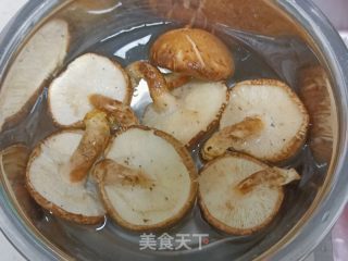 蚝油喷鼻菇炒油菜的做法步调：2