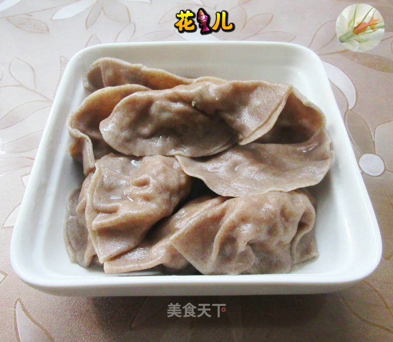 喷鼻干茭利剑肉馅荞麦饺子的做法