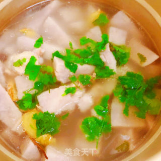 荔浦芋排骨汤的做法步调：4