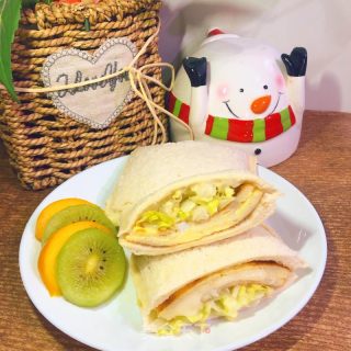 便利早饭鸡蛋三明治的做法步调：13