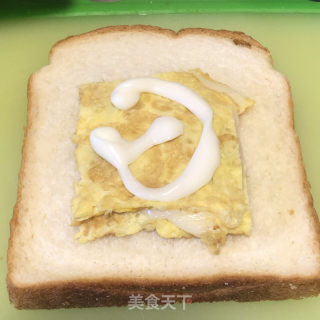 便利早饭鸡蛋三明治的做法步调：7