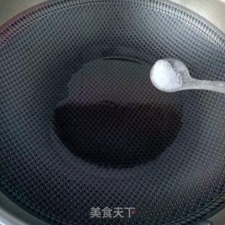 煮肉炒黑塌菜的做法步调：6