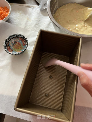 胡萝卜核桃仁磅蛋糕的做法步调：7