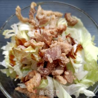 油渣蚝油拌死菜的做法步调：6