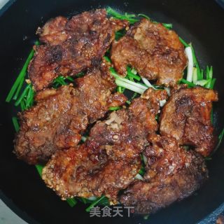 葱㸆肉排的做法步调：7