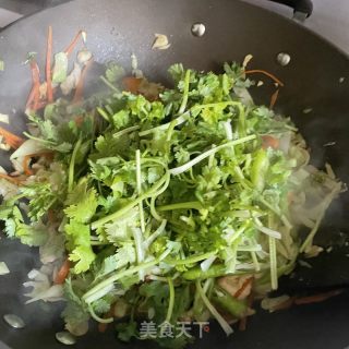 包菜炒鸡胸肉的做法步调：9