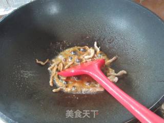 肉丝黄芽菜煮豆腐的做法步调：6