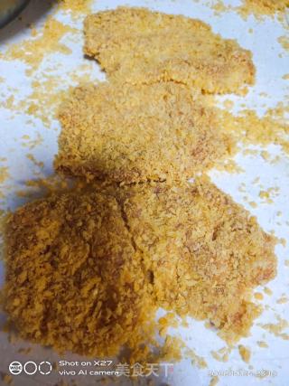 炸鸡排的做法步调：3
