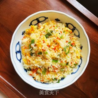 蛋炒饭的做法步调：10