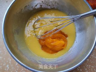 北瓜黄桃夹心蛋糕的做法步调：4