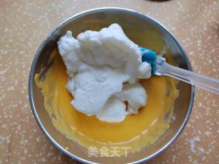 北瓜黄桃夹心蛋糕的做法步调：8