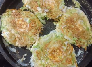 蔬菜鸡蛋饼的做法步调：7